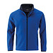 JAMES & NICHOLSON Herren Softshell-Jacke Promo, blau, XL