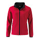 JAMES & NICHOLSON Damen Softshell-Jacke Promo, rot, XL