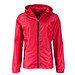 JAMES & NICHOLSON Damen Regenjacke Basic, rot, M