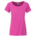 JAMES & NICHOLSON Damen T-Shirt Basic aus Bio-Baumwolle, pink, M