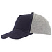 5-Panel-Cap Trend, Dunkelblau/Grau
