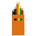 Buntstifte 6-teilig, Orange