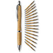 Werbe-Sparset: Bambus-Kugelschreiber Bamboo I, 100-tlg., inkl. Druck, blaue Mine, braun Werbe-Sparset: Bambus-Kugelschreiber Bamboo I, 100-tlg., inkl. Druck, blaue Mine, braun