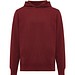 Iqoniq Yengo Hoodie mit Seitentaschen aus rec. Baumwolle, burgunderrot, XS