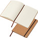 A5 Notizbuch mit Korkeinband und linierten Seiten