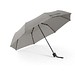 AIDEN. Regenschirm 21", aus recyceltem Polyester (100% rPET) Pongee 190T, in 3 Teile faltbar, Hellgrau