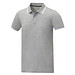 Amarago Polo mit abgesetztem Rand für Herren, heather grau, 3XL