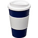 Americano Isolierbecher mit Schutzring, 350 ml, blau,weiss