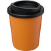 Americano® Espresso 250 ml recycelter Isolierbecher, orange/schwarz