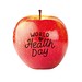 Apfel rot "World Health Day"
