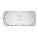 Auto-Windschutzscheiben-Sonnenschutz SUN SHIELD,silber