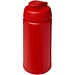 Baseline® Plus 500 ml Sportflasche mit Klappdeckel, rot
