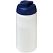 Baseline® Plus 500 ml Sportflasche mit Klappdeckel, transparent/blau