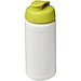 Baseline® Plus 500 ml Sportflasche mit Klappdeckel, weiß/limone