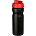 Baseline® Plus 650 ml Sportflasche mit Klappdeckel, schwarz/rot