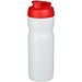 Baseline® Plus 650 ml Sportflasche mit Klappdeckel, transparent/rot