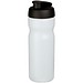 Baseline® Plus 650 ml Sportflasche mit Klappdeckel, transparent/schwarz