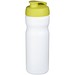 Baseline® Plus 650 ml Sportflasche mit Klappdeckel, weiß/limone