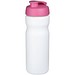 Baseline® Plus 650 ml Sportflasche mit Klappdeckel, weiß/rosa