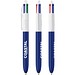 BIC® 4 Colours® Soft Weiß/Marineblau Weich