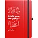BIC® Partner A5 Hard Cover Rot Liniertes Papier