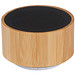 Bluetooth Lautsprecher mit Bambusummantelung, hellbraun