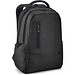 BOSTON. Wasserdichter 2Tone Nylon 17'' Laptop-Rucksack, Schwarz