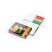 Geiger-Notes Haftnotiz-Set Brüssel Book Cover White Bestseller gloss, inkl. Druck auf Einband, Haftnotizen unbedruckt weiß