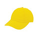 5-Panel-Cap Brushed Promo, gelb