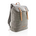XD COLLECTION Laptop-Rucksack Canvas, PVC frei, grau