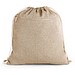 CHANCERY. Turnbeutel mit recycelter Baumwolle (70%), Polyester (30% rPET) (140 g/m²), Natur