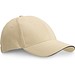 CHRISTOPHE. Sandwichmütze aus 100% Baumwolle (260 g/m²), Beige