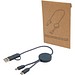 Citala 30 cm 5-in-1 Kabel aus recyceltem Kunststoff für Datenübertragung und 27W Schnellladung, Hale Blue