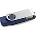 CLAUDIUS 4GB. USB-Stick 4 GB mit Metallclip, Blau