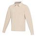 Clyde Rugby Polo Sweatshirt Unisex, Oatmeal, M