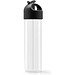 CONLEY. Sportflasche aus PS und PE, 500 ml, Schwarz