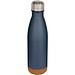 Cove 500 ml doppelwandige, vakuumisolierte Trinkflasche aus Edelstahl mit Korkdetails, hale blau