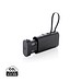CycleCell 10.000mah Powerbank mit herausnehmbarer Batterie, schwarz