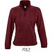 Damen Fleecejacke North, XL, Burgundy