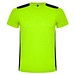 Detroit Sport T-Shirt für Kinder, limone / schwarz, 16