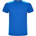 Detroit T-Shirt Unisex aus recyceltem Material, royalblau, XL