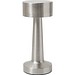 Edelstahl-Tischlampe MUSHROOM,silber