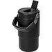 Edelstahlbecher mit Trinköffnung Hydro, schwarz