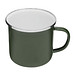Emaille-Trinkbecher VINTAGE CUP,grün