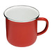 Emaille-Trinkbecher VINTAGE CUP,rot