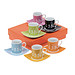 Espressotassen-Set LA DOLCE VITA,bunt