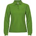 Estrella Langarm Poloshirt für Damen, Grass Green, XL