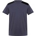 Expedition Kurzärmeliges T-Shirt für Herren, 160 g/m2, blei/schwarz, S