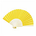 Faltbarer Fächer BAMBOO COOL,gelb
