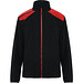 Fleecejacke Terrano in kombinierten Farben, M, schwarz/rot
